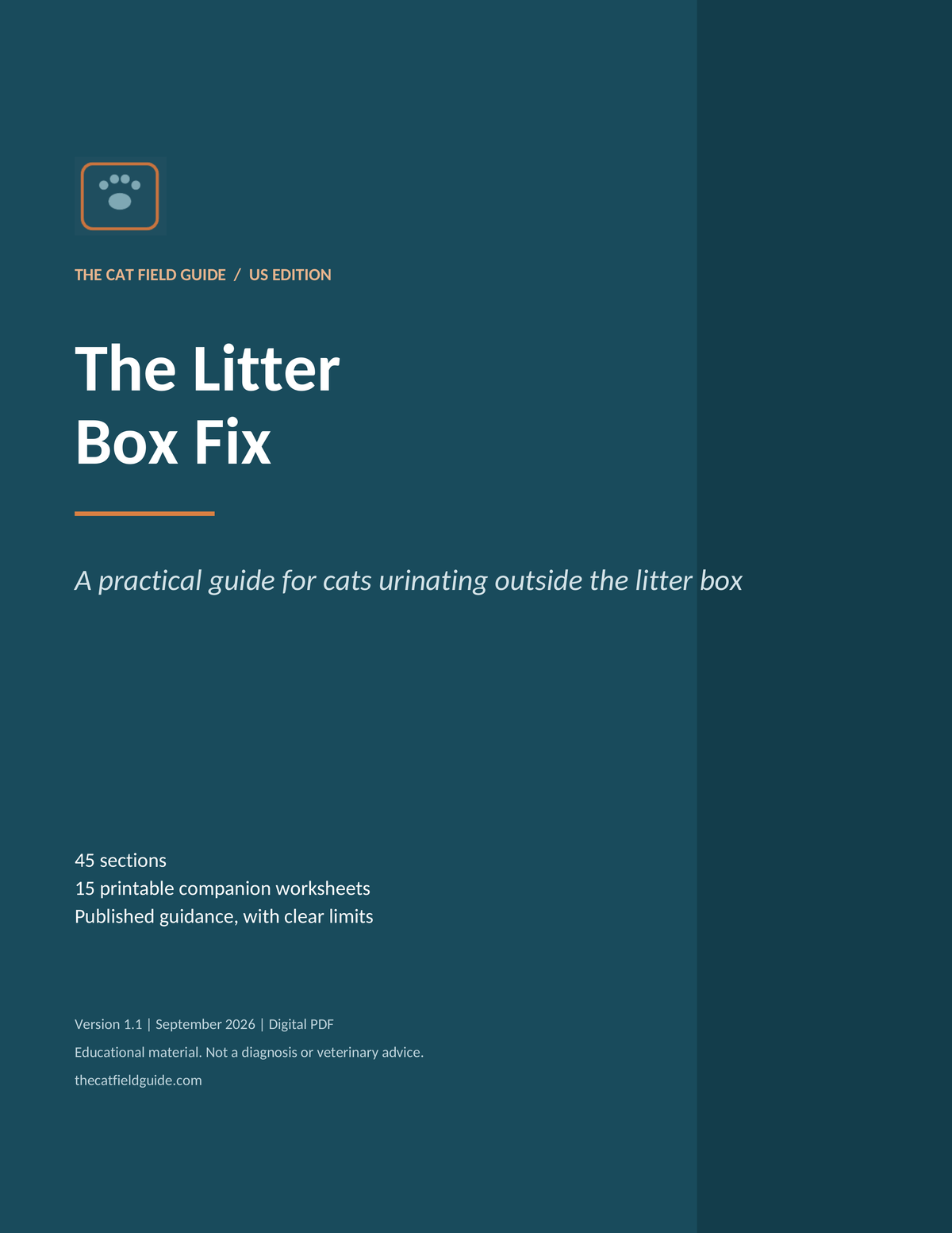 The Litter Box Fix digital guide cover