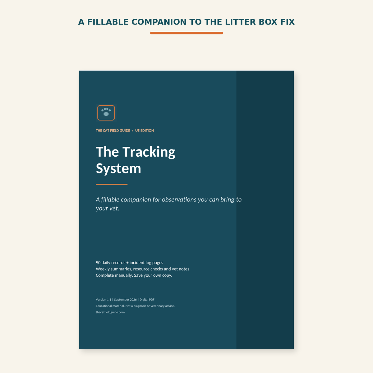 The Litter Box Fix Tracking System cover